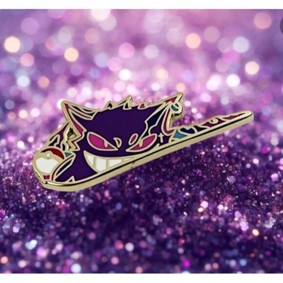 Nike Other - Haunting Sneaker Spirit: Pokemon Gengar Ghost Nike Enamel Pin